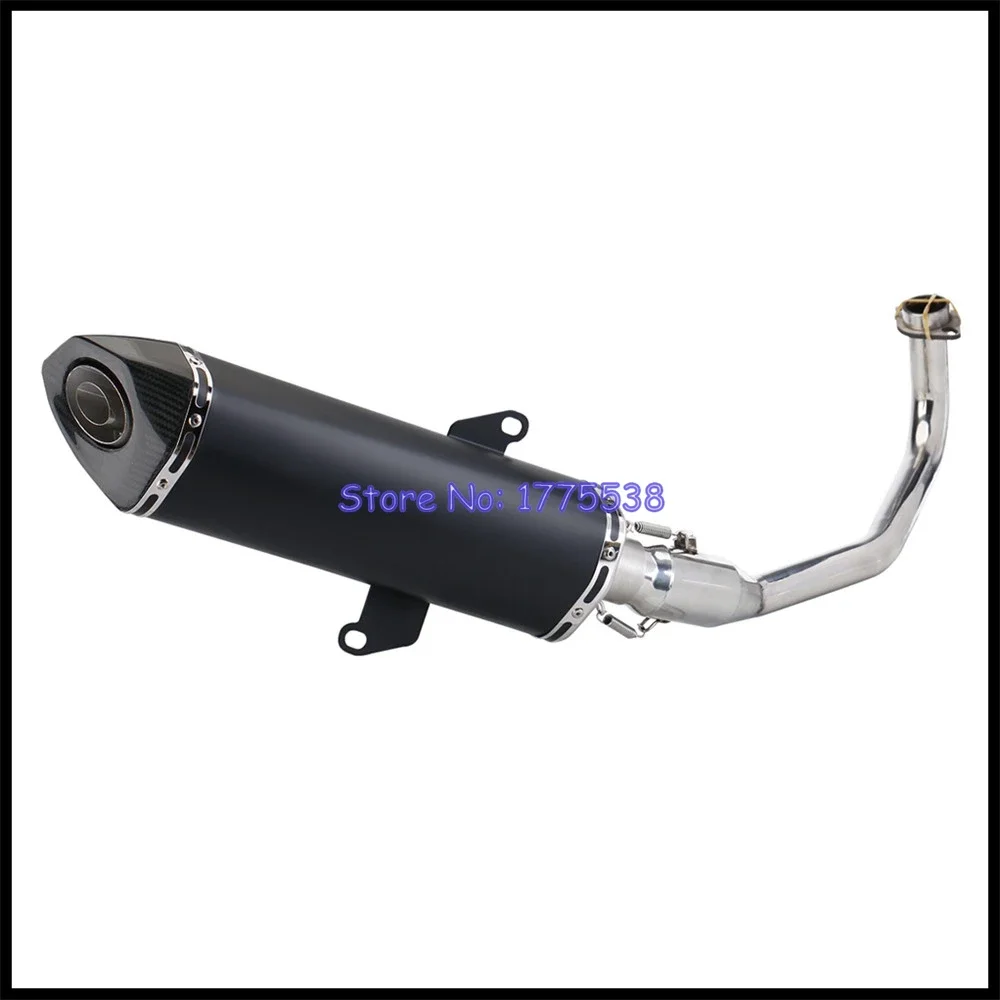 لهوندا ADV350 2022-2024 Forza350 NSS350 2021-2024 دراجة نارية العادم نظام كامل رأس المنوع الخمار DB القاتل الكربون تلميح
