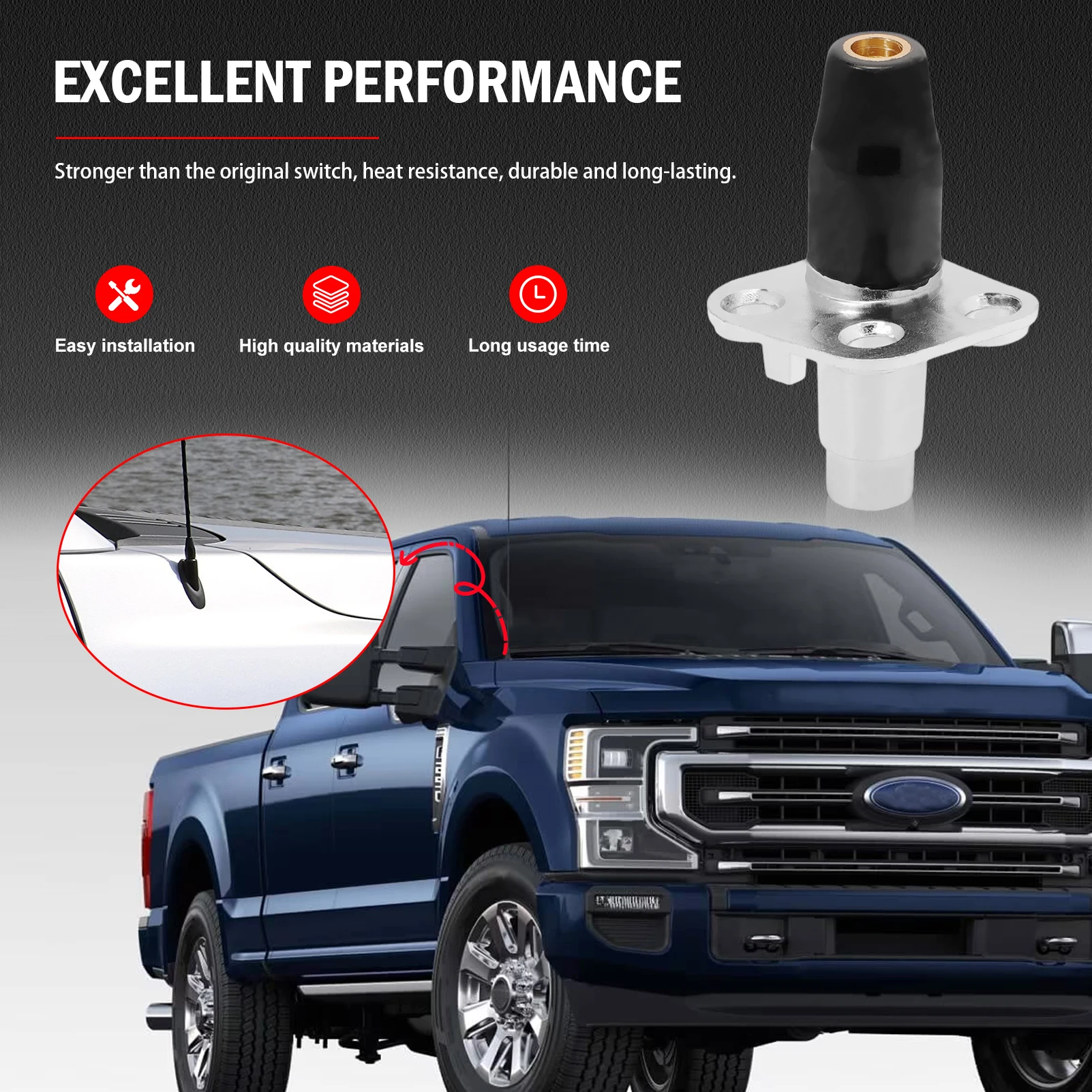 

База автомобильной антенны HC3T-18A984-AD для Ford F-250 F-350 2017-2021 гг.