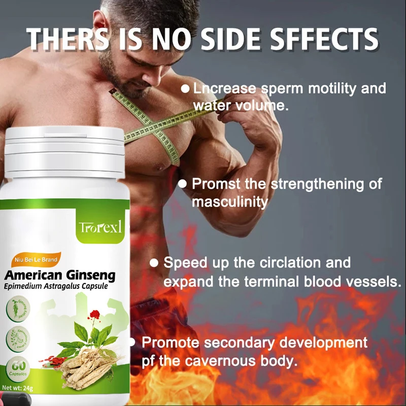 Natural Ginseng Capsules - for Men and Women