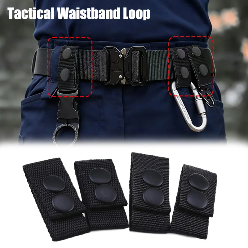 

Multi Functional Tactical Belt Double Nylon Buckle Belt Equipment Accessories Outdoor Sports Tactical Belt Loop Retainer