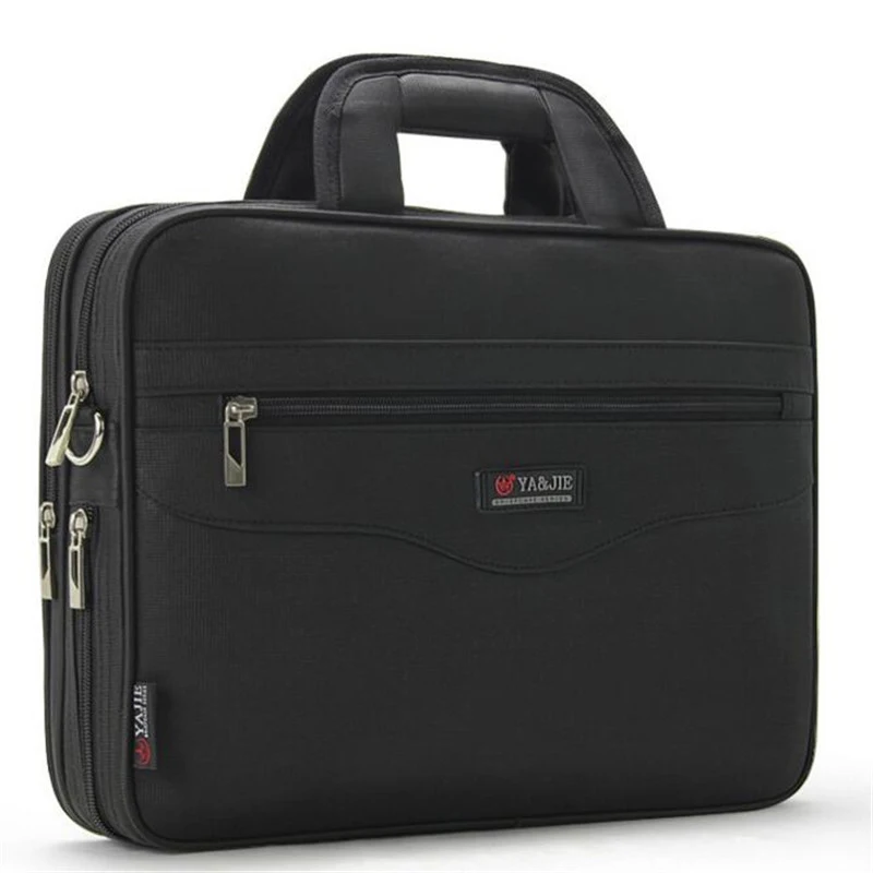 Business Men\'s Briefcase Large Capacity For Men\'s Handbags Totes 14.1 Inch Laptop Bags Black Official site Travel Crossbody Bag