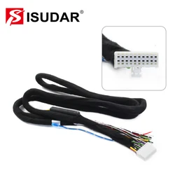 ISUDAR Auto DSP Amplifier Power Cable For VW/TOYOTA/HONDA/Mazda/Nissan/Ford/Audi/BMW/Peugeot Stereo Digital Sound Player Plug