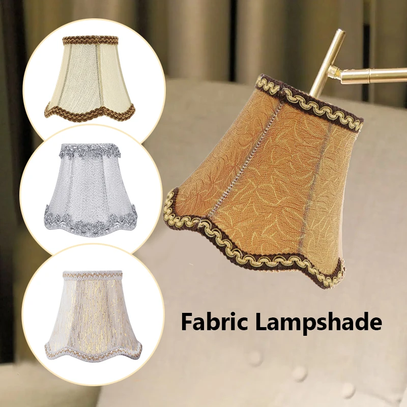 Classic Fabric Lampshade Vintage Chandelier Kitchen Island Lighting Polished Gold/ Black With European Style Home Decorate Light