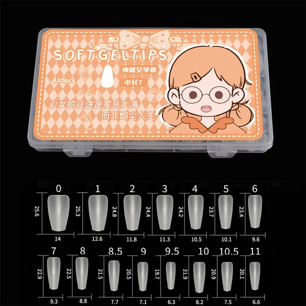 Durable Ultra Short Matte Nail Tips Thin Seamless Waterdrop Almond Shape Artificial Nails No Trace Nail Stickers