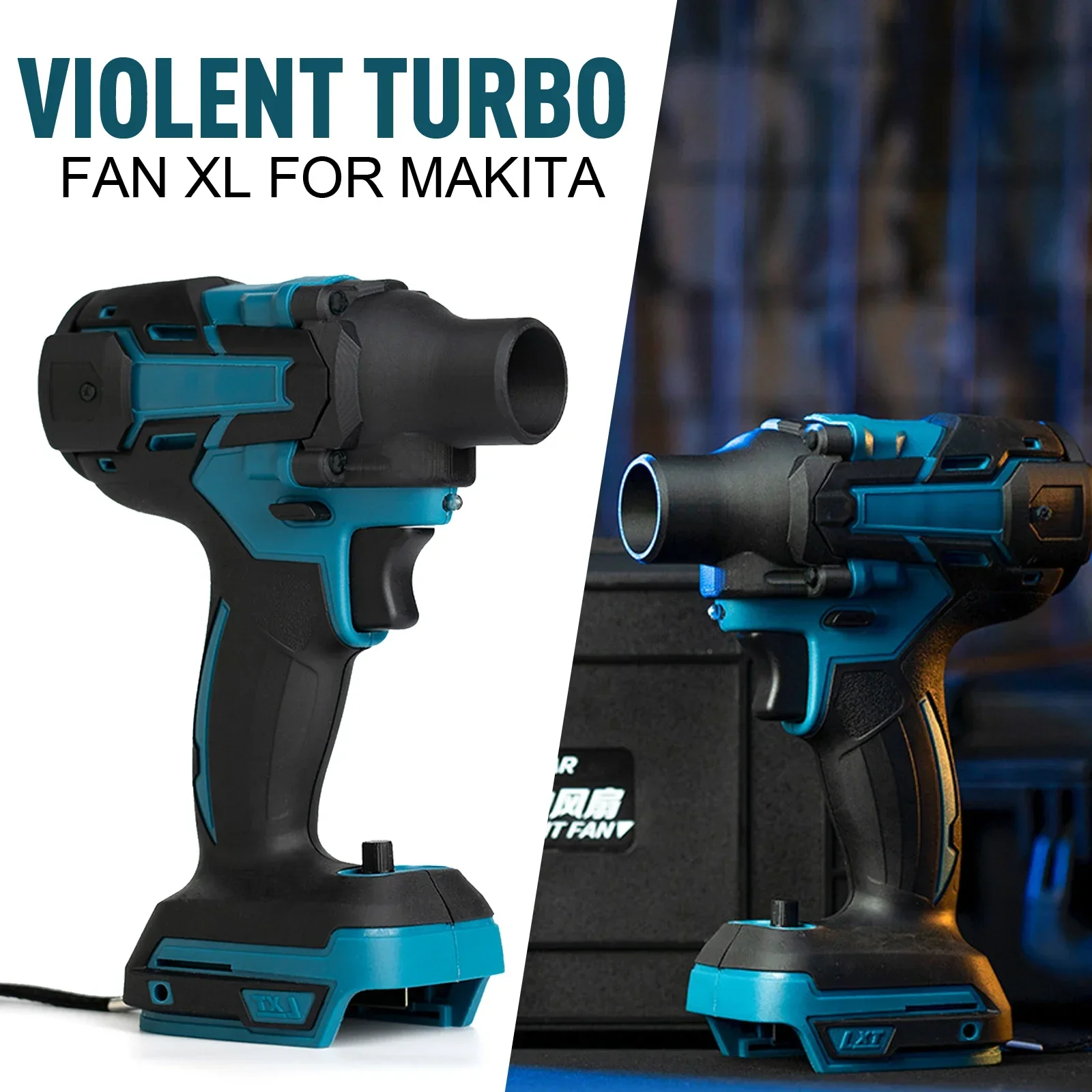 

Портативный ручной вентилятор для Makita Wind Speed Tool Violent Turbo Fan XL Super Wind