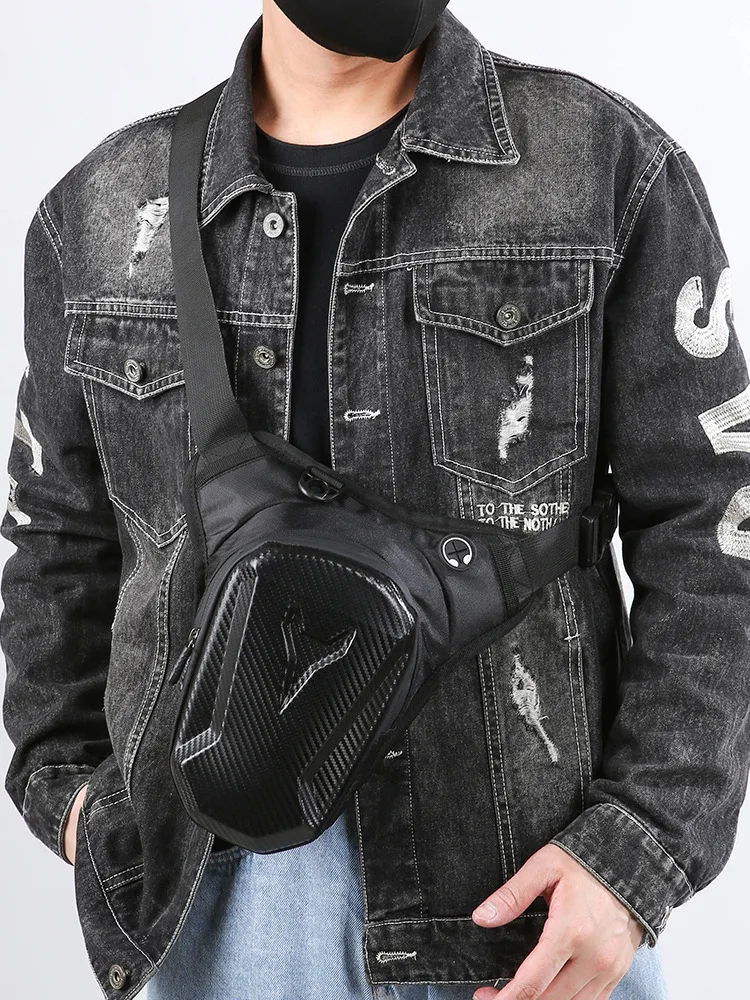 Bolsa de Perna para Moto Impermeável, Pochete Transversal para Motociclistas, Equipamento de Motocross para Homens e Mulheres