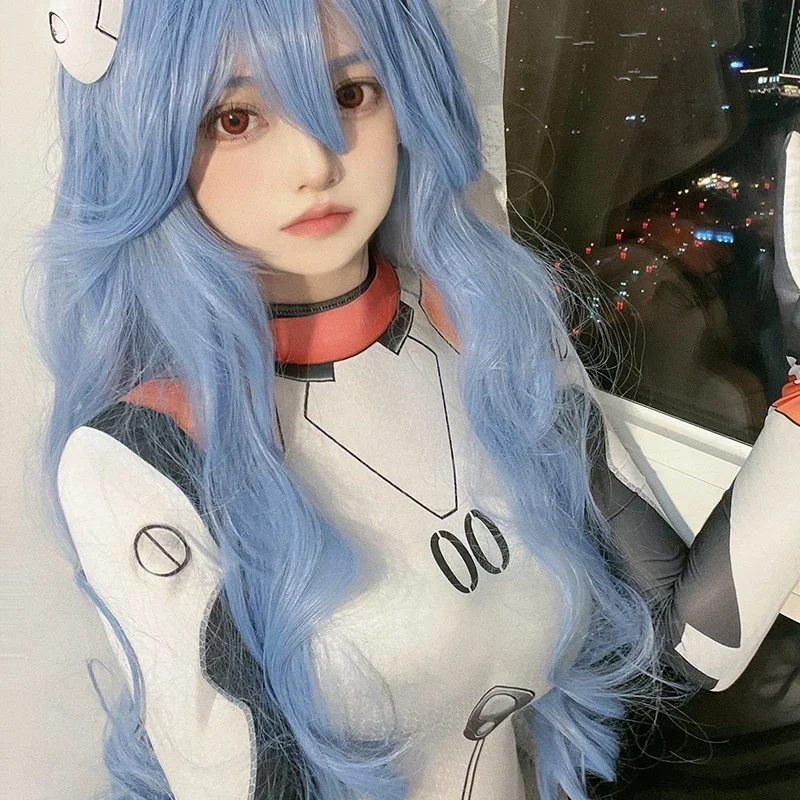 FC6Anime Ayanami Rei Asuka cosplay jumpsuits unisex Zentai catsuit Halloween costumes sexy girls bodysuit@FC8！