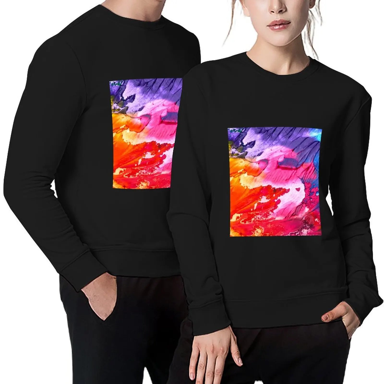 

Cute Digital Art Print Pullover tracksuit men men's winter sweater autumn jacket men korean clothes winter man sweatshirt