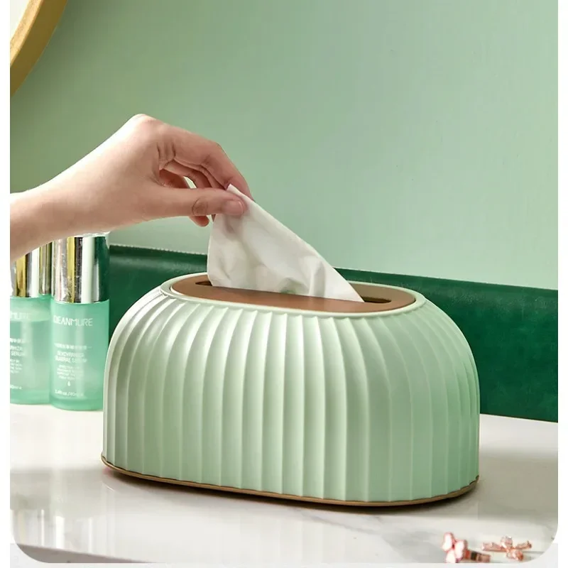 

Paper Extraction Box for Home, Living Room, Creative and Slightly Luxury, New High-Grade Bathroom Desktop Tissue Box, Napkin Box