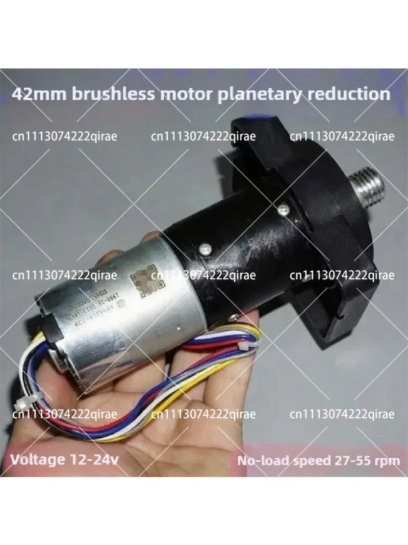 12V 24V 42mm Brushless DC Planetary Gear Motor with Hall Sensor High Torque Reducer for Smart Mower Replacement Parts