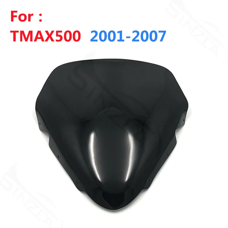 

For TMAX 500 T-max 500 Tmax500 2001-2007 Motorcycle Windscreen Windshield Wind Deflectors XP500 2002 2003 2004 2005 Black