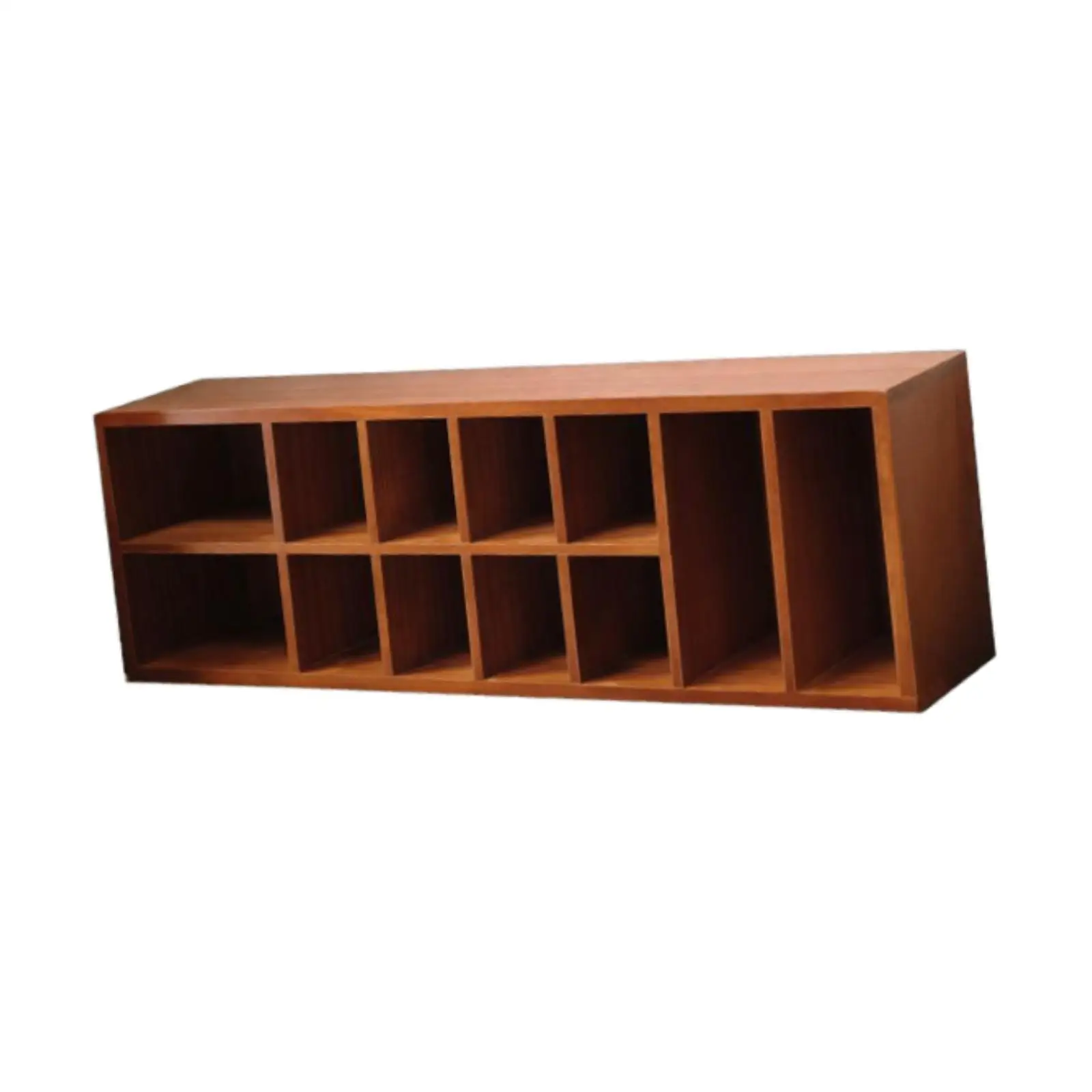 

Настенная деревянная полка-органайзер в стиле ретро, плавающий шкаф-органайзер для коллекционных косметических фигурок