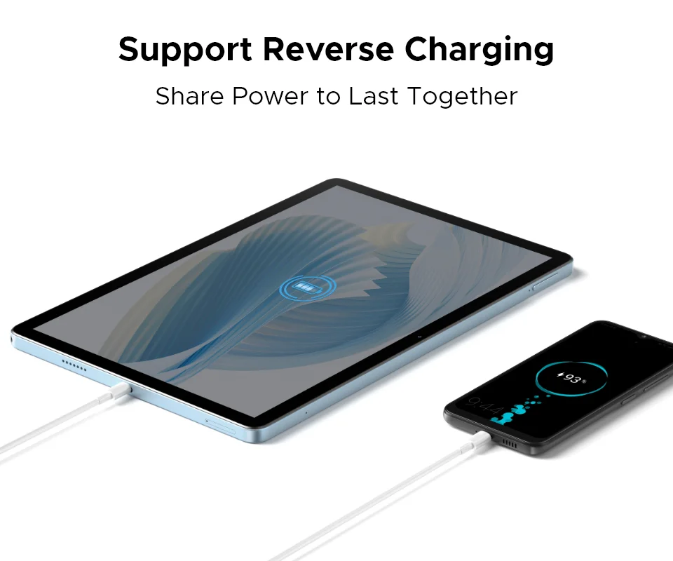 Global Version DOOGEE U11 Android 15 Tablet 11" Ultra-clear 90Hz Display 16GB(4+12) 128GB 8580mAh Battery Unisoc T606 octa-core