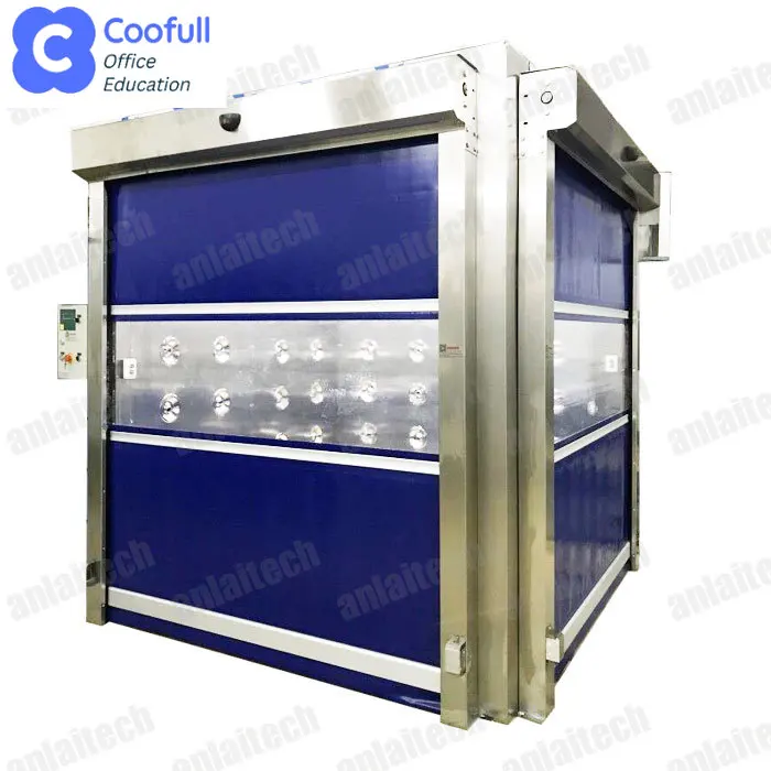 COOFULL Modular Automatic Rolling Door air Shower for Cargo