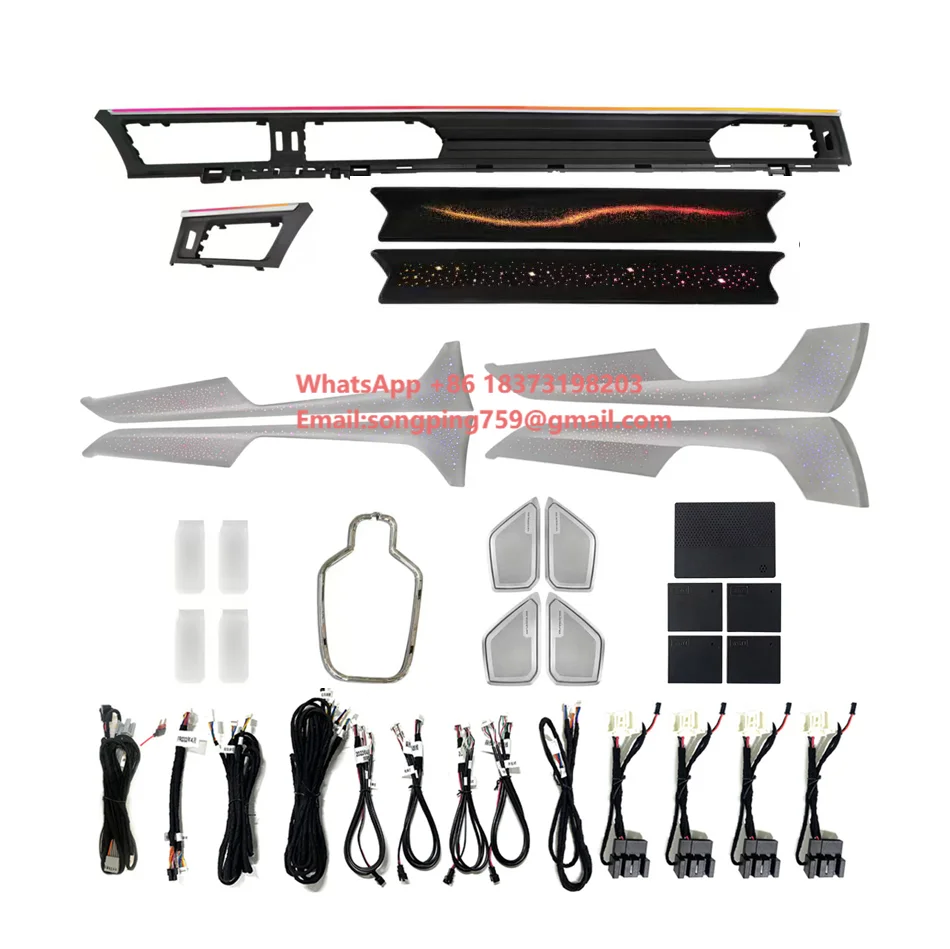 OEM C8 Dynamic Ambient Lighting Kit for Audi A6/A6L 2019-2025 LED Atmosphere Lights for Auto Interior Upgrade