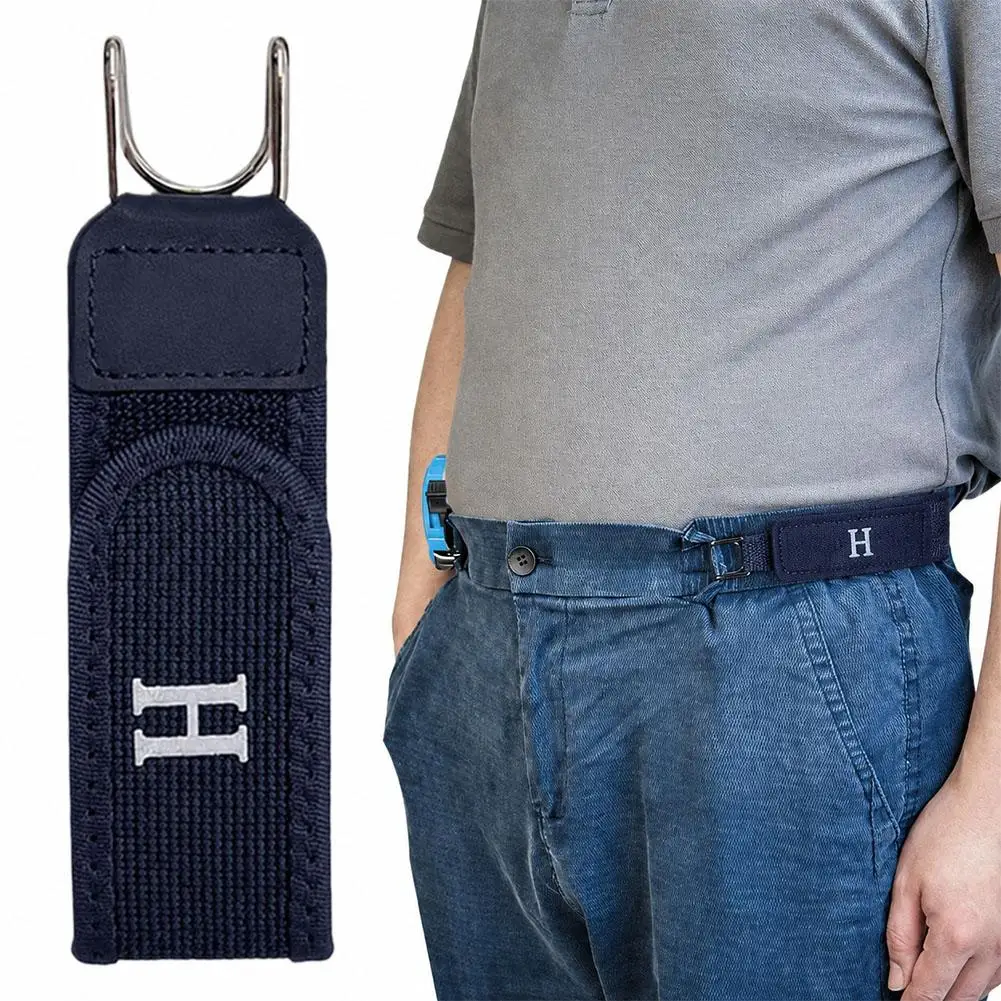 Elastic Hidden No Buckle Metal Hook Waist Belt Invisible Comfortable Stretch Side Belts For Men Outdoor Cargo Pants