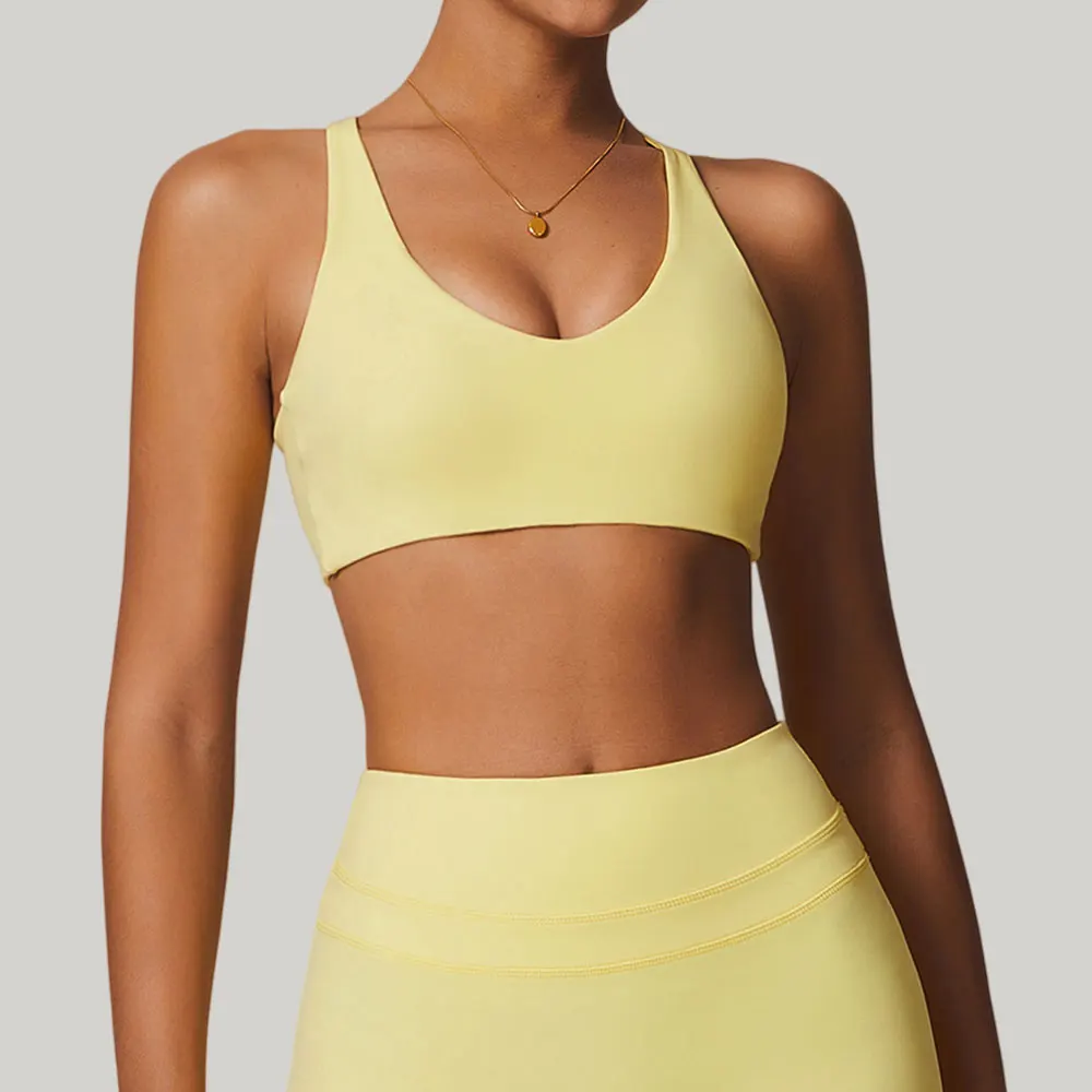 

Женский спортивный бюстгальтер с лямкой на шее, сексуальные топы с открытой спиной, бюстгальтер для фитнеса с эффектом пуш-ап, нижнее белье для йоги, тренажерного зала, укороченный топ для фитнеса, спортивный дышащий