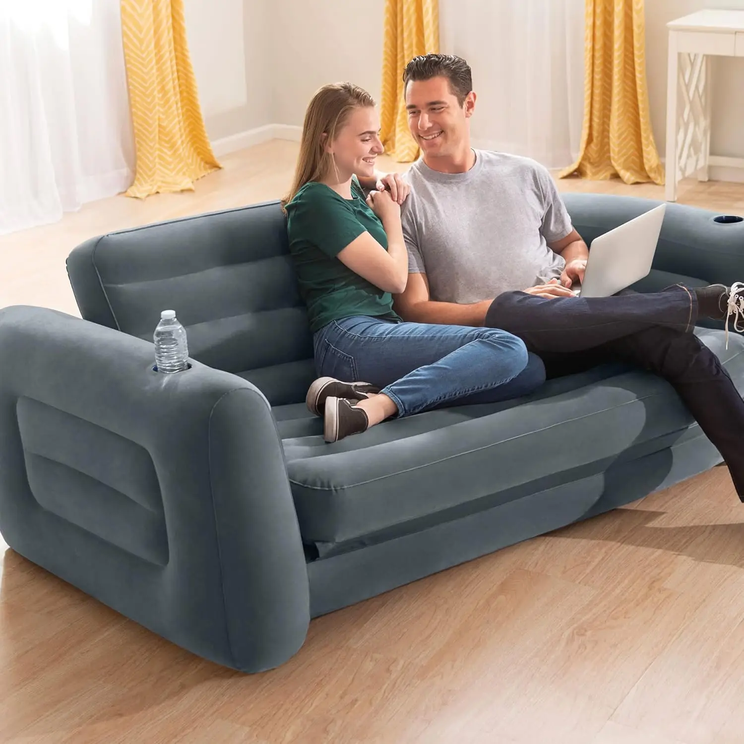 Hinchable 2 en 1, Sofá Cama Hinchable y Plegable (66552)