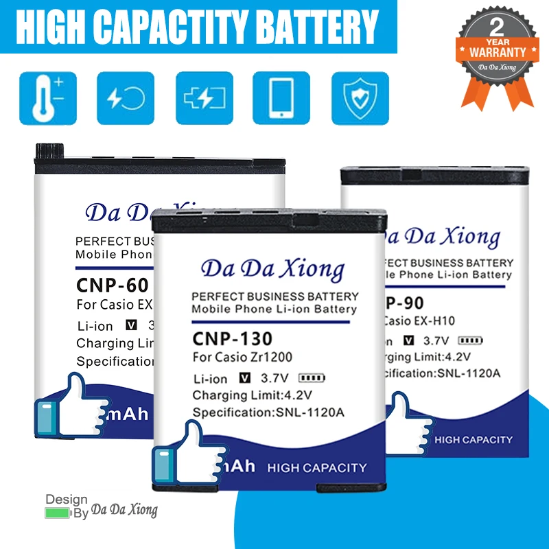 CNP-90 NP-40 CNP-60 CNP-120 Battery For Casio Exilim EX-Z2000 EX-Z150 EX-H10 EX-Z7 Z8 Z11 EX-Z600 EX-Z750 EX-S300 ZR1200 EX-Z80