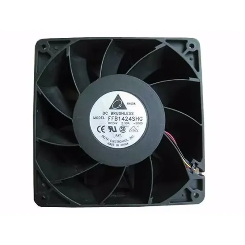 Delta Electronics FFB1424SHG SP00 DC 24V 2.30A 140x140x50mm 4-Wire Server Cooling Fan