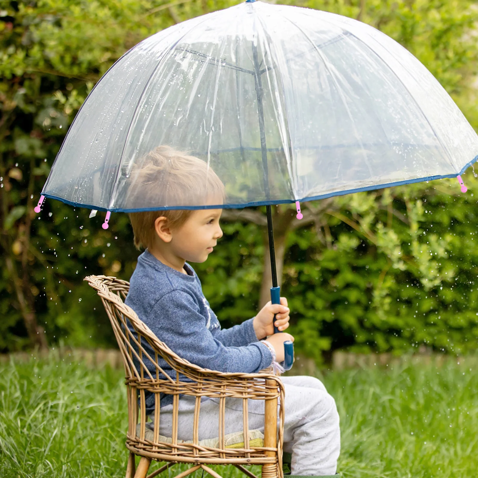 

10Pcs Umbrella End Beads for Children Durable Vibrant Colors Soft Safe Material Easy Installation Universal Compatibility Repair