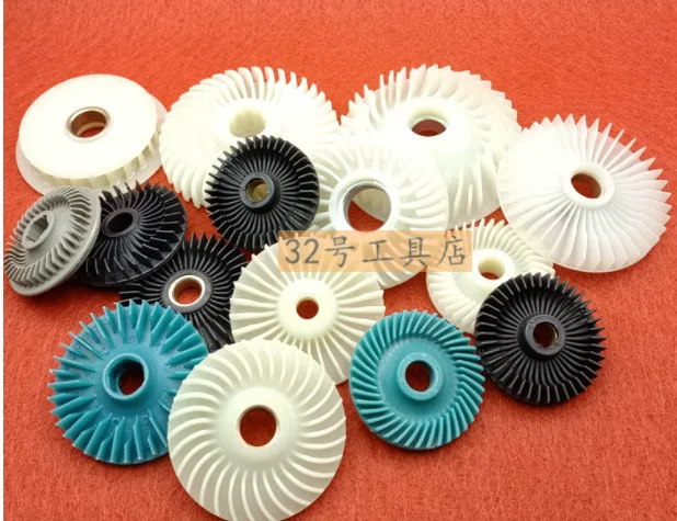 

2PCS Plastic Maple Leaf Rotor Cooling Fan Blade Replacement Parts For Electric Drill Chainsaw Angle Grinder Cutting Power Tools