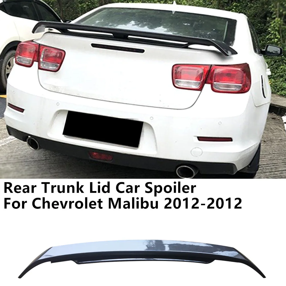 Rear Trunk Lid Car Spoiler For 2012-2018 Chevrolet Malibu Glossy Black ABS Plastic Material Accessories Parts