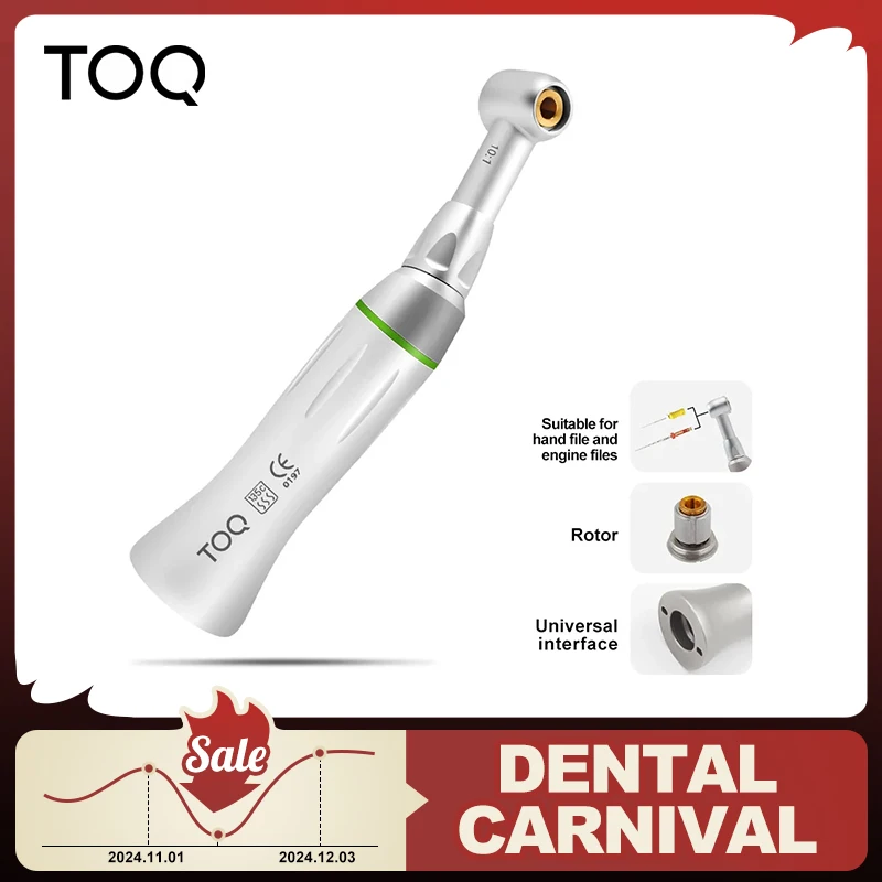 

Oral Equipment 60°Twist Reciprocating Hand Files Head 10:1 Contra Angle Handpiece Push Button Chuck For Endodontic