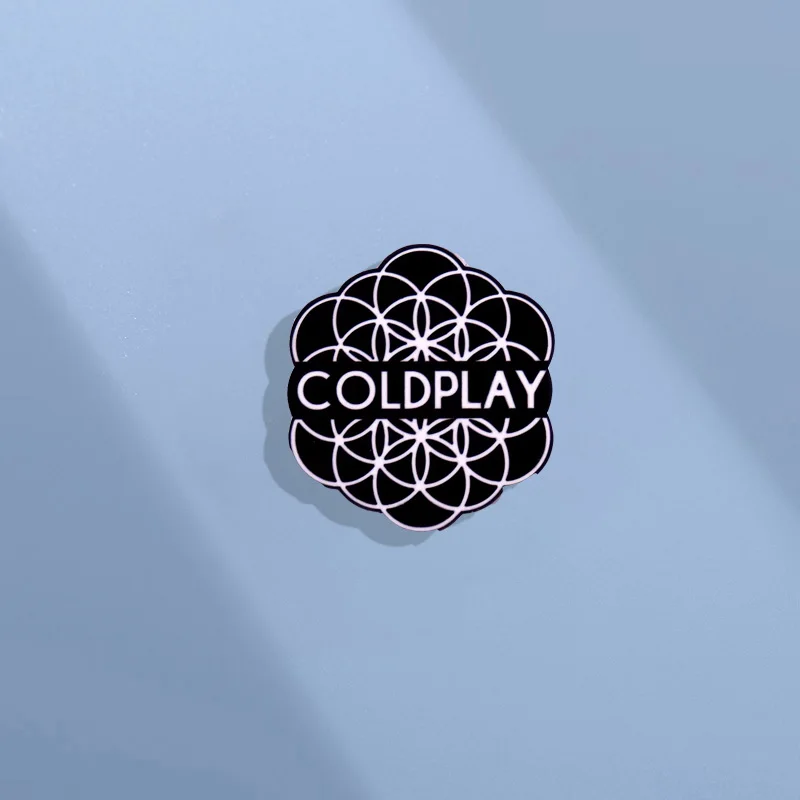 Rock Band Logo Enamel Pin Music Album Badge Pop Band Brooch Music Peripheral Lapel Pin Band Enthusiast Jewelry Accessories Gifts