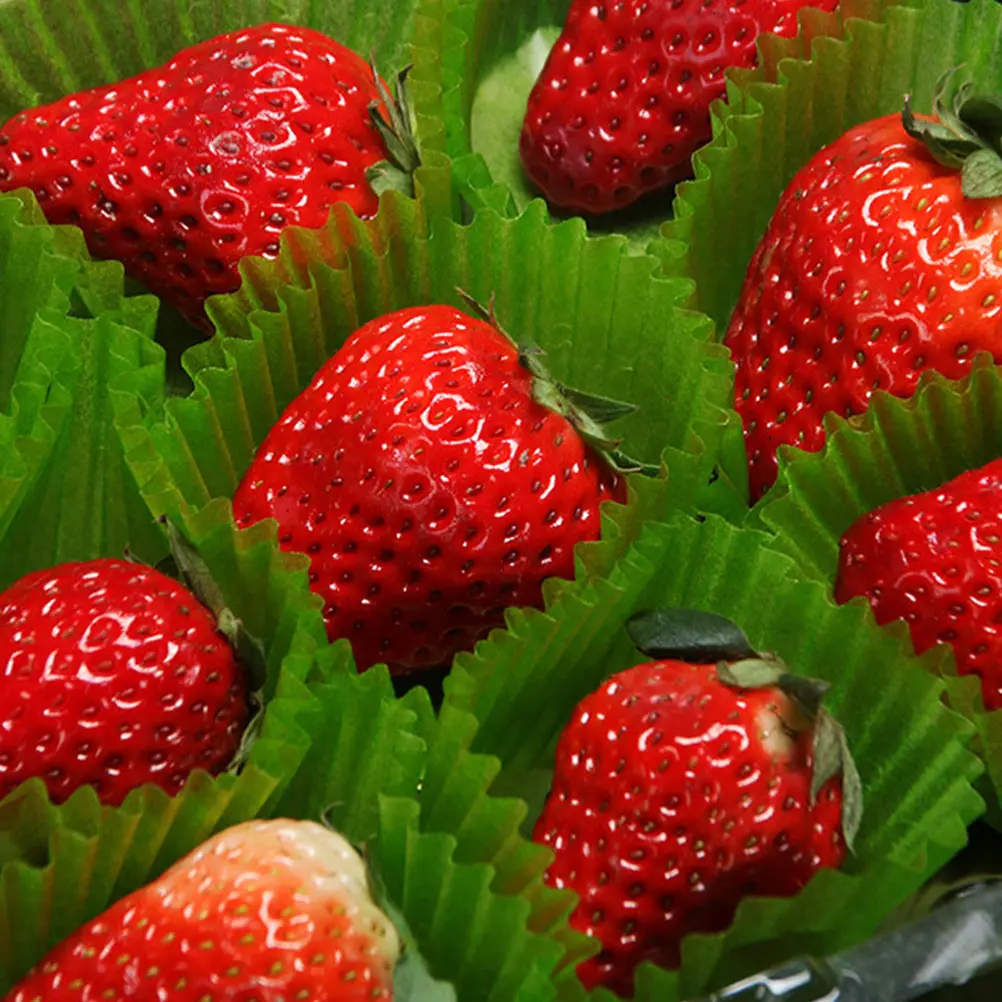 

1000 Pcs Wedding Strawberry Paper Tray Cupcake Holders Muffin Heat Resistance Cups Father