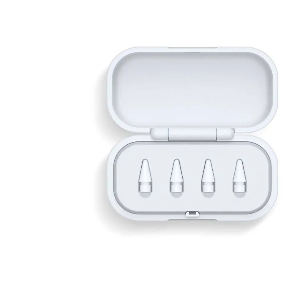 

4PCS/5PCS/6PCS Anti-scratch Pencil Tips Storage Box Shockproof Portable Stylus Nib Box Colorful PP Lining for Apple Pencil