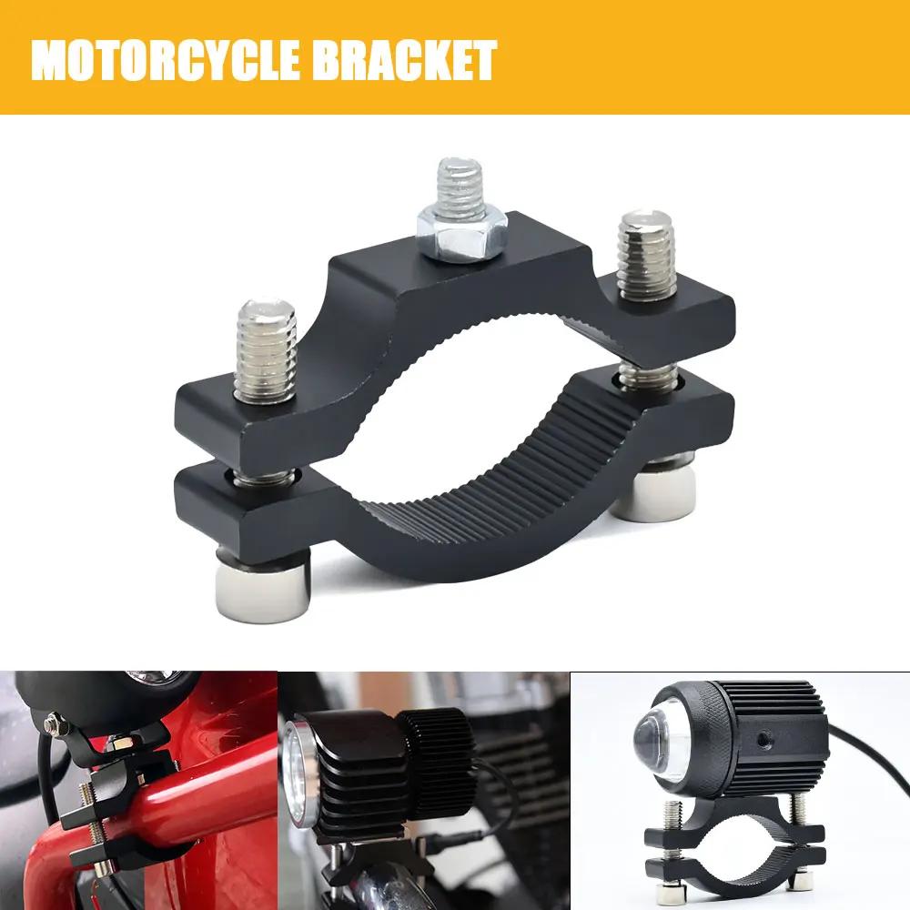 Motorcycle Headlight Spotlight Brackets Parts Sponge Clamp Led Light Bracket Mount Kit For  ATV Truck Dirt Bike SUV Accessories