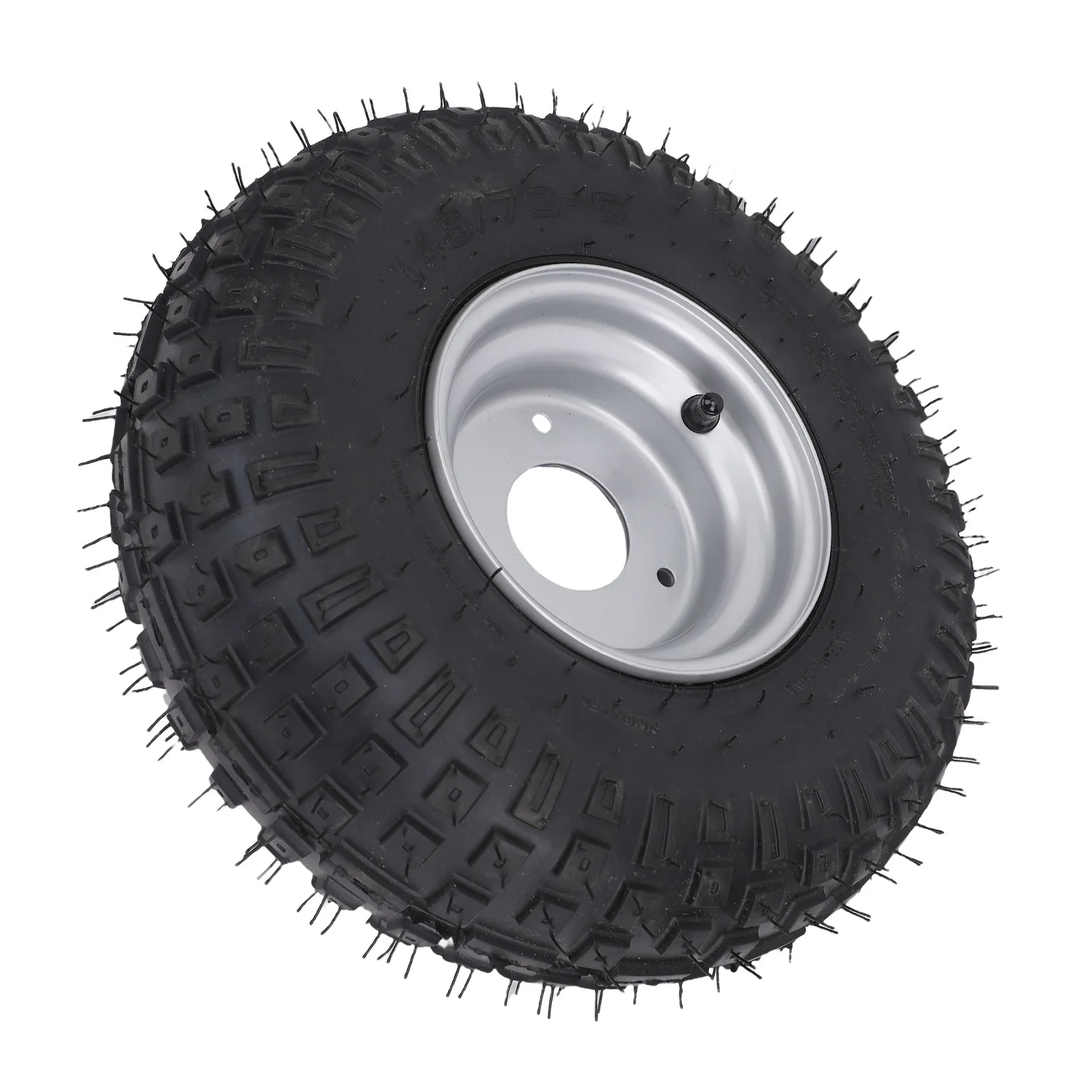 

Автомобильное резиновое колесо, внедорожное колесо 145x70-6, 6 дюймов, 3 болта, нескользящая взрывозащищенная шина со ступицей для велосипеда, квадроцикла, квадроцикла, картинга