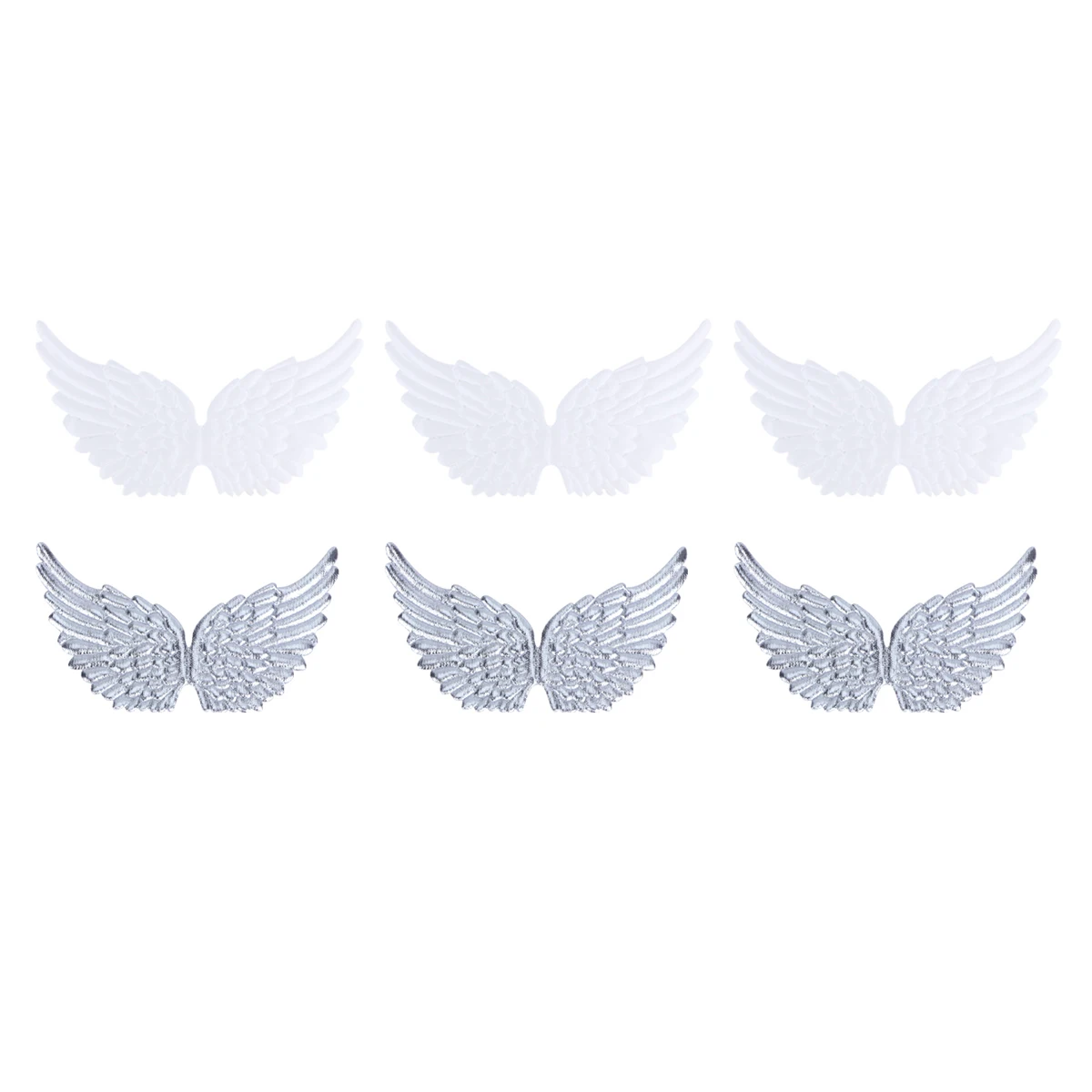 

12pcs Angel Wings Applique Embellishments Diy Party Costume Accessories Patches For Clothes Bags Suitcases Crafts Decor