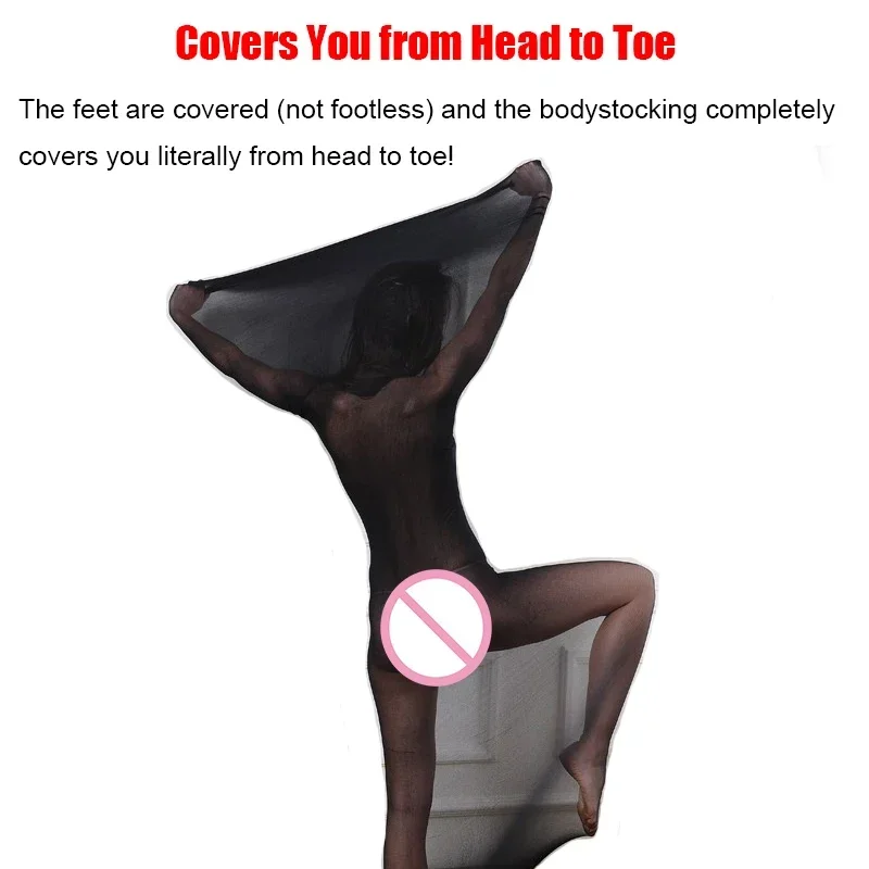 بوديستوكينج بودي هوز جوارب طويلة ارتداءها، ملابس داخلية مثيرة شفافة BDSM، كيس تخزين كامل الجسم