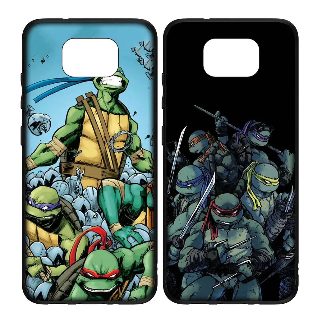 N-Ninjas Cartoon T-Turtles Coque Phone Cover for Samsung Galaxy S24 S23 Fe Ultra Plus A05 A55 A35 A24 A25 A15 M55 Soft Case