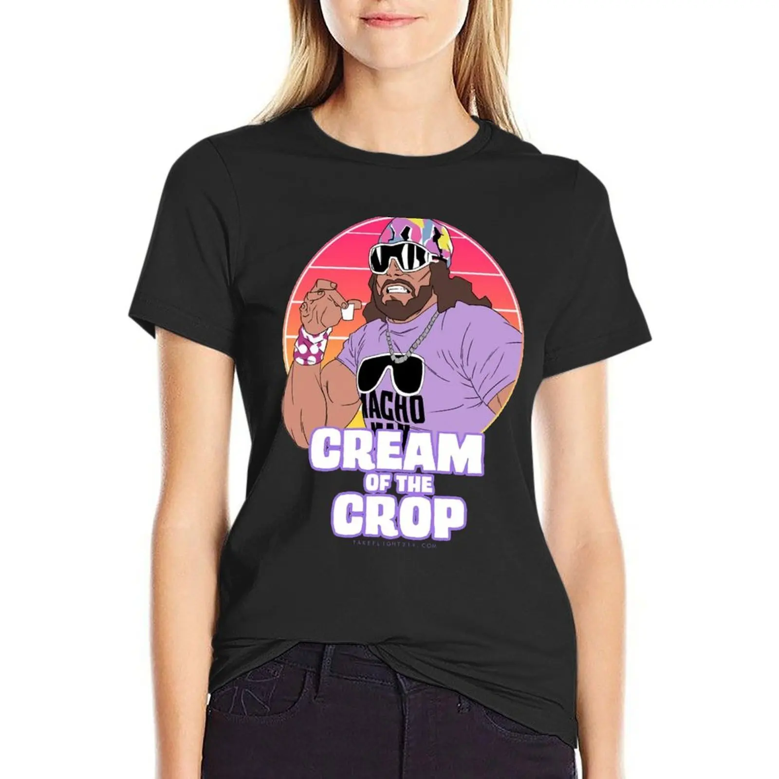 

Cream Of The Crop T-Shirt sweat graphics sports fans tops cropped t shirts for Women