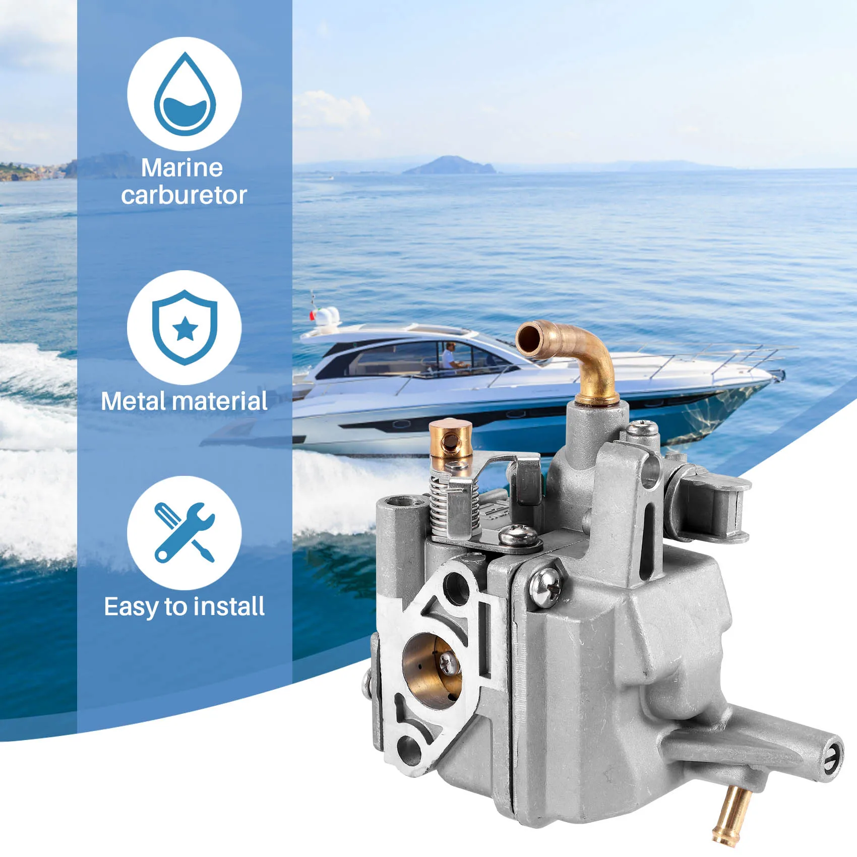 Marine Carburetor 69M-14301 for Yamaha Parsun Hidea F2.5 4-Stroke Outboard Engine G