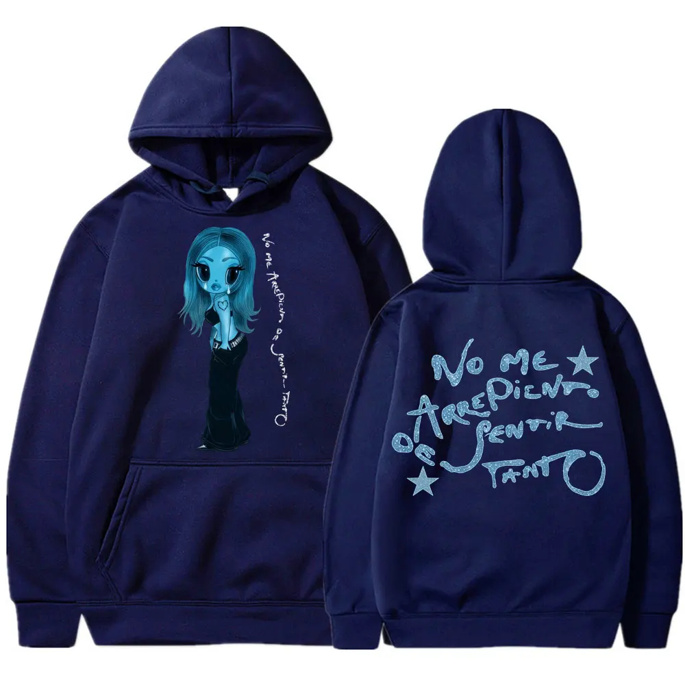 Karol G No Me Arrepiento De Sentir Tanto 2026 New Album Hoodies Music Lover Fashion Sportwear Men Women Fleece Loose Tracksuit