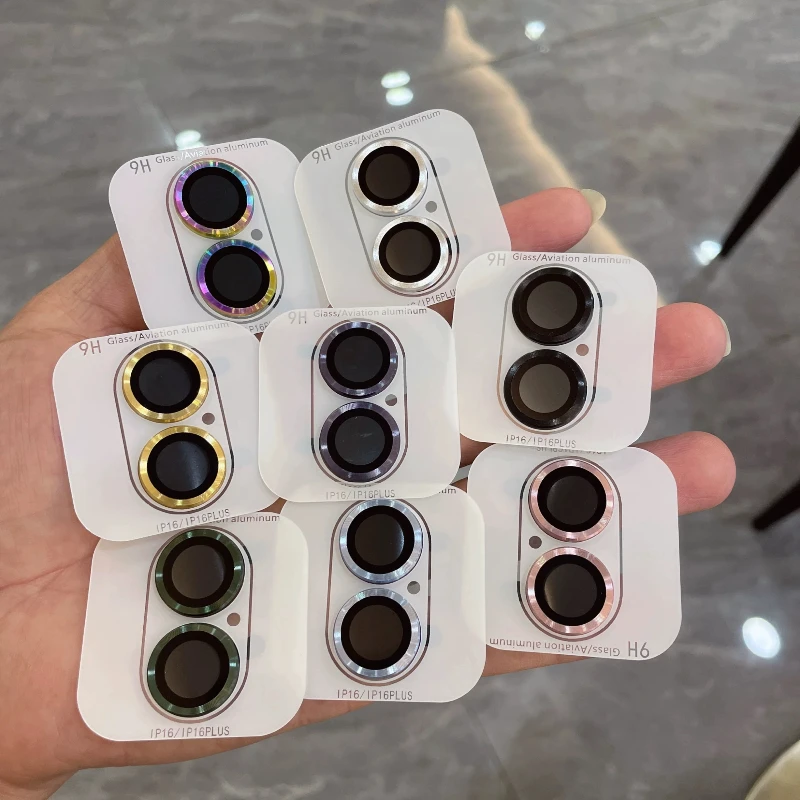 3-2 قطعة 9H عدسة غطاء للحماية PVD التكنولوجيا الهاتف المحمول عدسة فيلم الكاميرا واقية ملصق آيفون 17 16 برو ماكس 14 زائد #1
