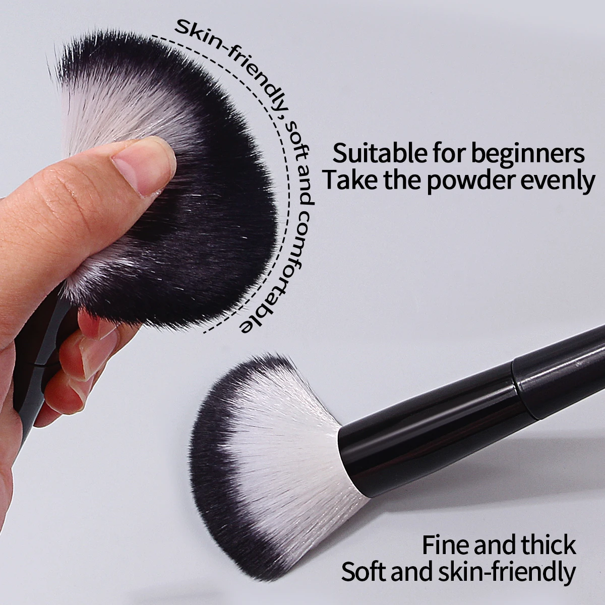 18 個の多目的フェイシャルメイクブラシセット + ソフトメイクスポンジエッグ三角パウダーパフ + ラウンドクレンジングパウダーパフ