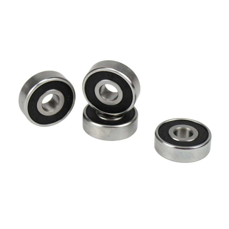 50pcs stainless steel bearing S698-2RS 8x19x6mm miniature deep groove ball bearings S698RS 8*19*6 mm