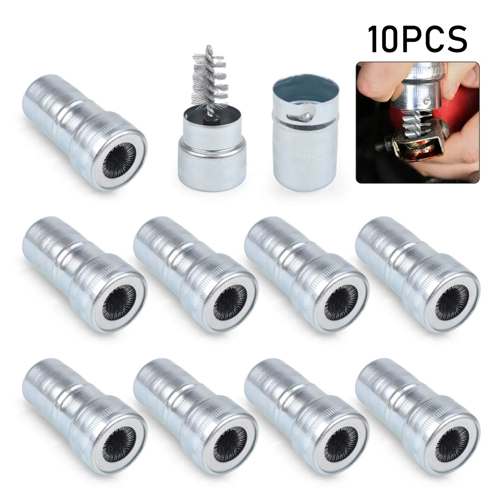1/5/10PCS Wash Cleaning Battery Wire Detailing Brush Dirt Corrosion Clean Tool Battery Post Terminal Cleaner New Car Accessories