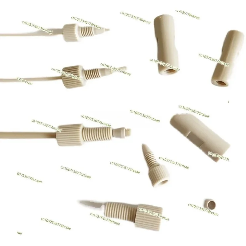 

SuitableforLiquid Chromatography Two Way PEEK Variable Diameter Straight Connector Set, 1/32 Inch Tube, Any Adapter 1/16 Agilent