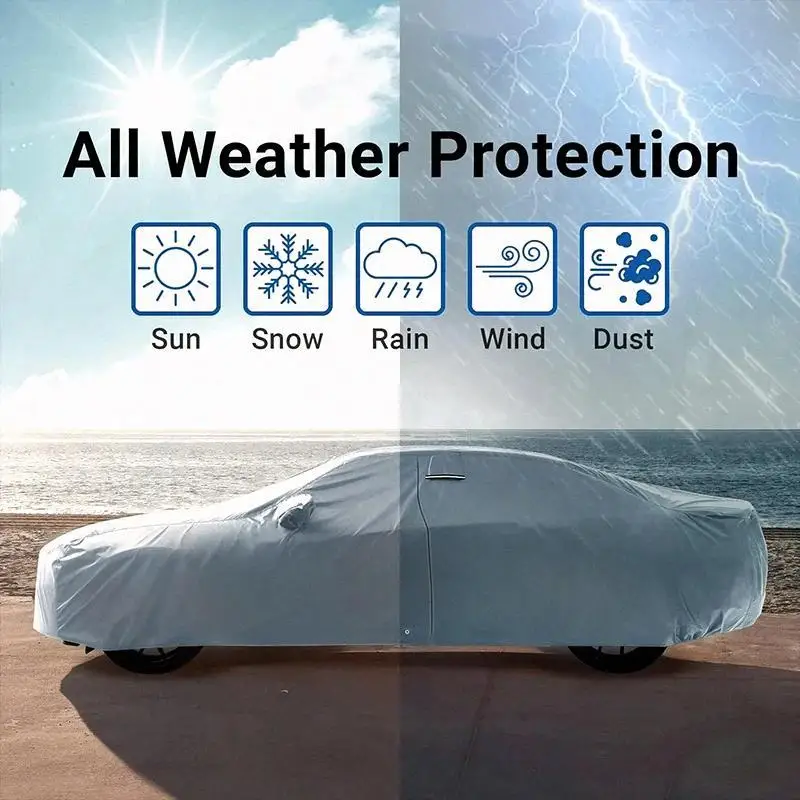للحماية الخارجية ومقاومة للماء كاملة لمقعد إيبيزا 6L 6J 6F KJ مظلة الثلج والغبار ملحقات خارجية أغطية السيارات