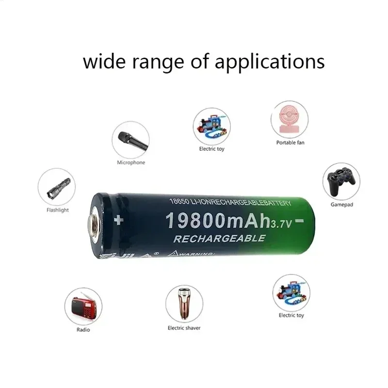 2024 new Rechargeable lithium ion battery for toy models, 18650, 3.7V, 19800mAh, charger, original, best selling.