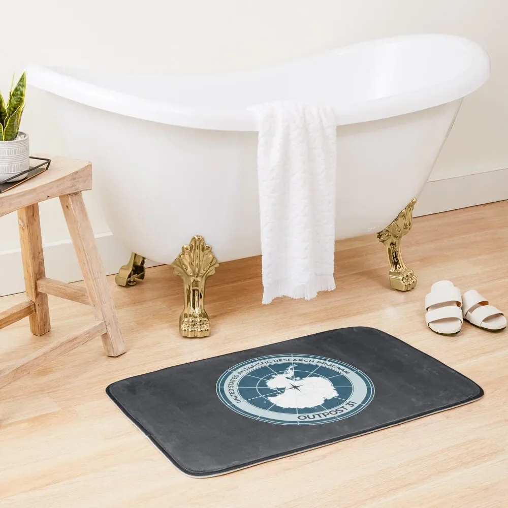 

The Thing - Outpost 31 badge Bath Mat Toilet Rug Carpet For Shower Carpets For Bathroom Mat
