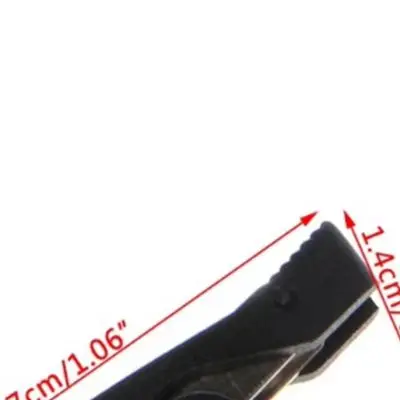 2Pcs Insulated For Alligator Clip To 2mm Banana Female Adapter Meter Test Probe Brass Nickel Plated For Multimeter Voltage