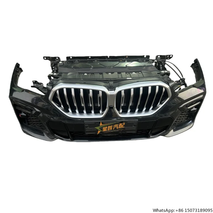 

Б/у высококачественная передняя решетка бампера для X6 G06, цвет карбоновый черный, 1 год гарантии, универсальная установка для модернизации/тюнинга