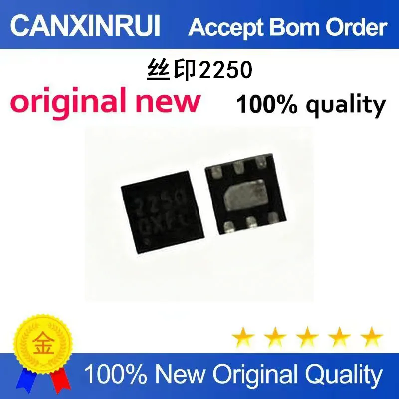 

(5-100 Pieces) Brand new original 2250 silk screen 2250 QFN6 spot chip IC